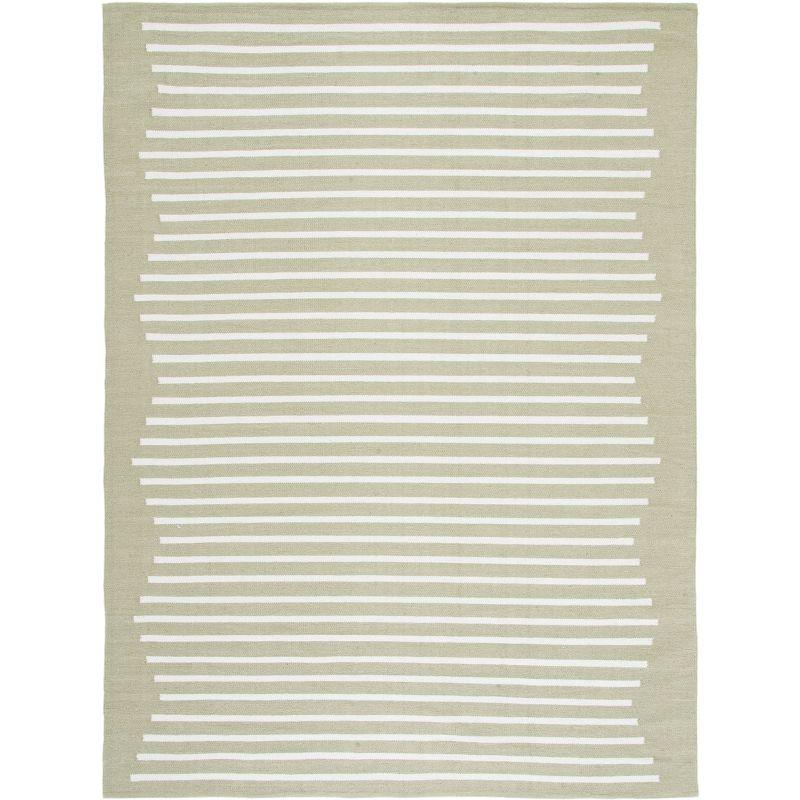 Montauk MTK313 Hand Woven Indoor Area Rug - Light Green/Ivory - 9'x12' - Safavieh