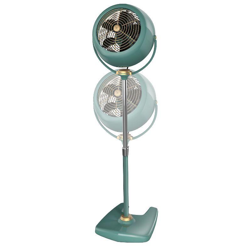Vornado Timeless Vornado VFAN Sr. Pedestal Vintage Fan Retro Metal Standing Air Circulator for Cooling & Decor 3 Speeds, Adjustable Tilt