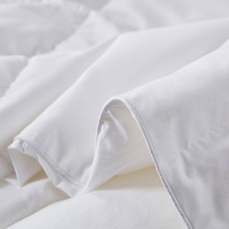 White Twin Cotton Down Alternative Comforter