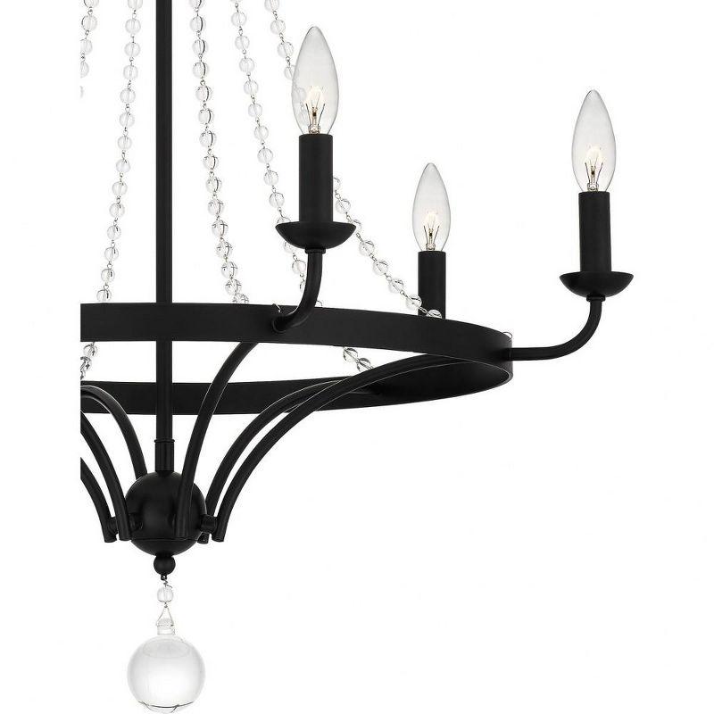 Quoizel Lighting Adelaide 6 - Light Chandelier in  Matte Black