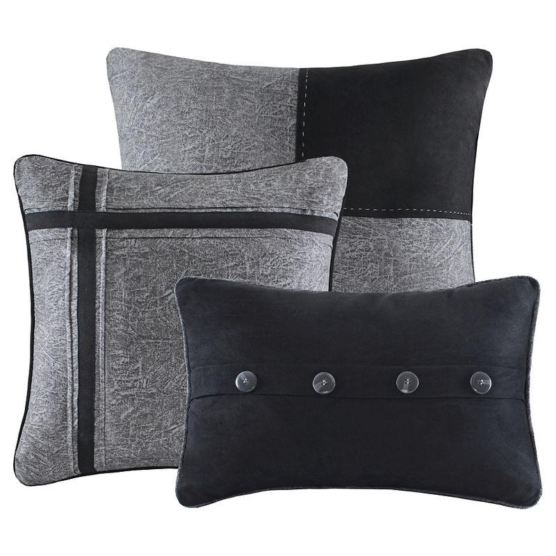 Madison Park Boone 7 Piece Faux Suede Comforter Set