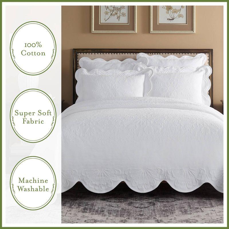 Historic Charleston Historic Charleston Charleston Estate Bedspread, Floral Bedding