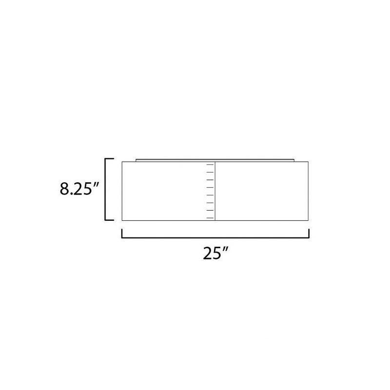 Maxim Lighting Prime 1 - Light Flush Mount in  Black Organza