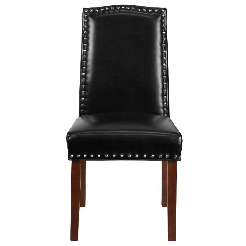 Flash Furniture HERCULES Hampton Hill Series Parsons Chair with Accent Nail Trim