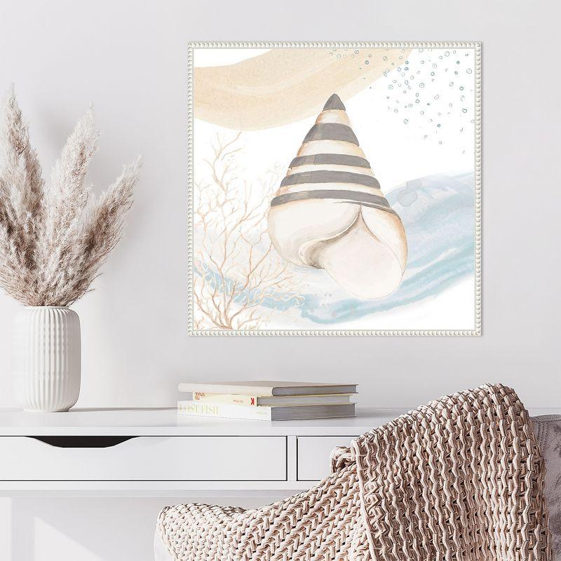 Amanti Art Ocean Oasis Wave Tropical Shell II by Patricia Pinto Framed Canvas Wall Art