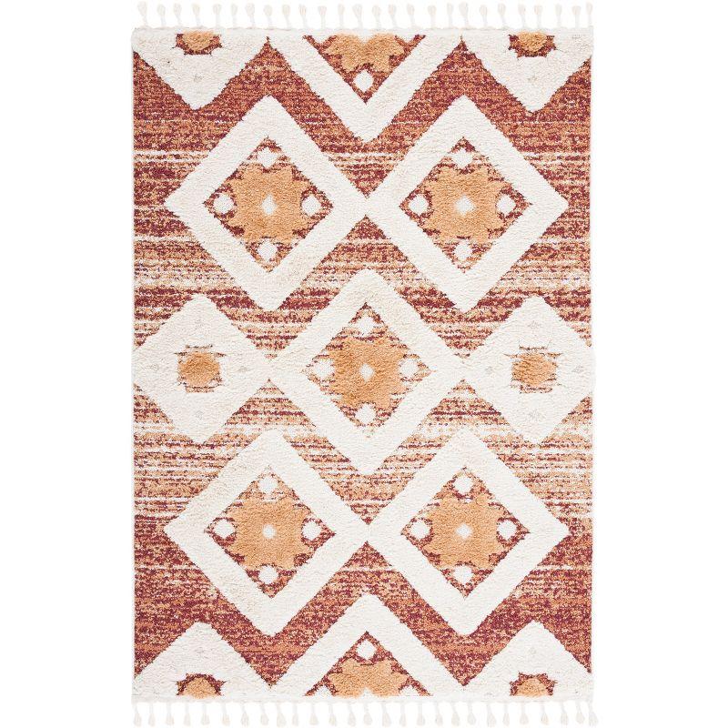 Moroccan Tassel Shag MTS664 Power Loomed Indoor Rug - Safavieh