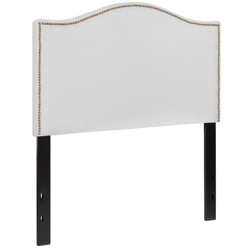 Flash Furniture Lexington Arched Upholstered Headboard with Accent Nail Trim