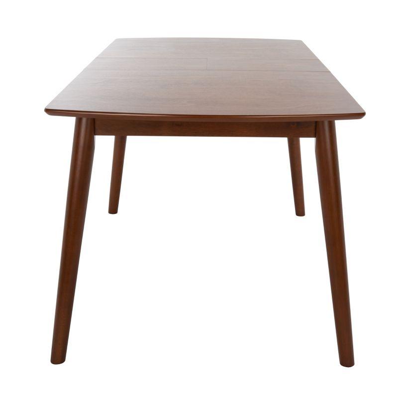 Varda Manual Extension Dining Table - DTB1402A - Walnut - Safavieh