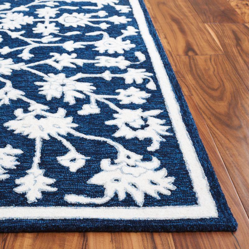 Ebony Hand Tufted Wool Pile Oriental Rug