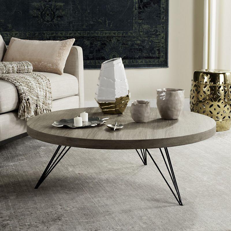 Mansel Coffee Table - Light Oak - Safavieh