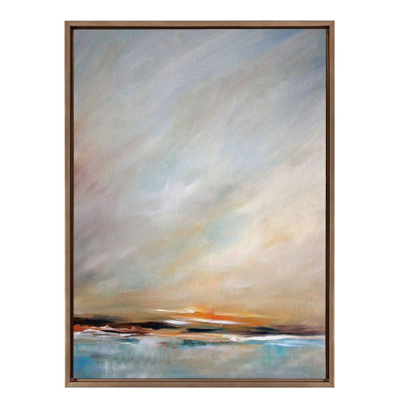 Sylvie Day's End Framed Canvas by Mary Sparrow - Kate & Laurel All Things Decor