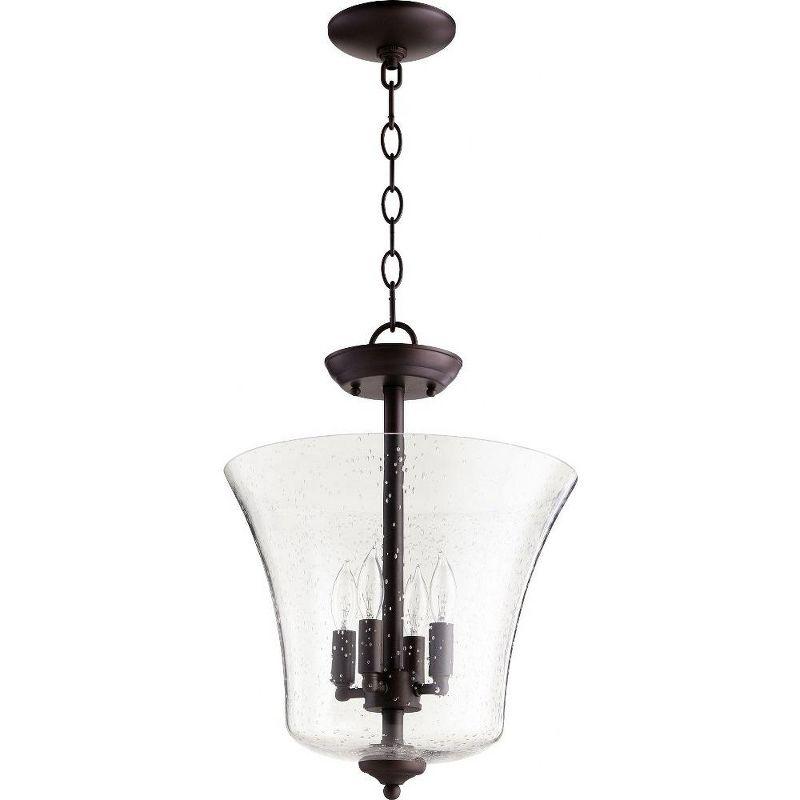 Quorum Lighting 4 - Light Pendant in  Oiled Bronze