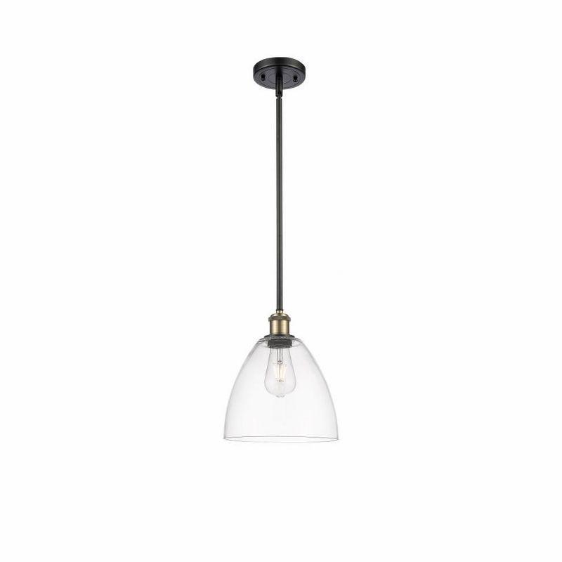 Innovations Lighting Bristol Glass 1 - Light Pendant in  Black Antique Brass