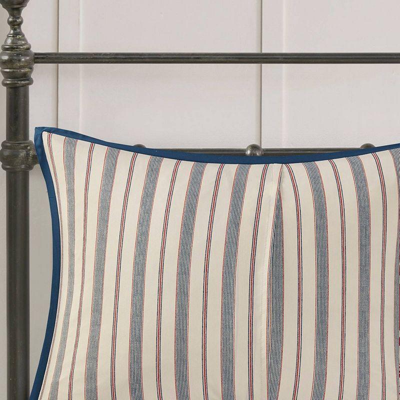 Madison Park Lucy Reversible Cotton Twill Quilt Set with Throw Pillows