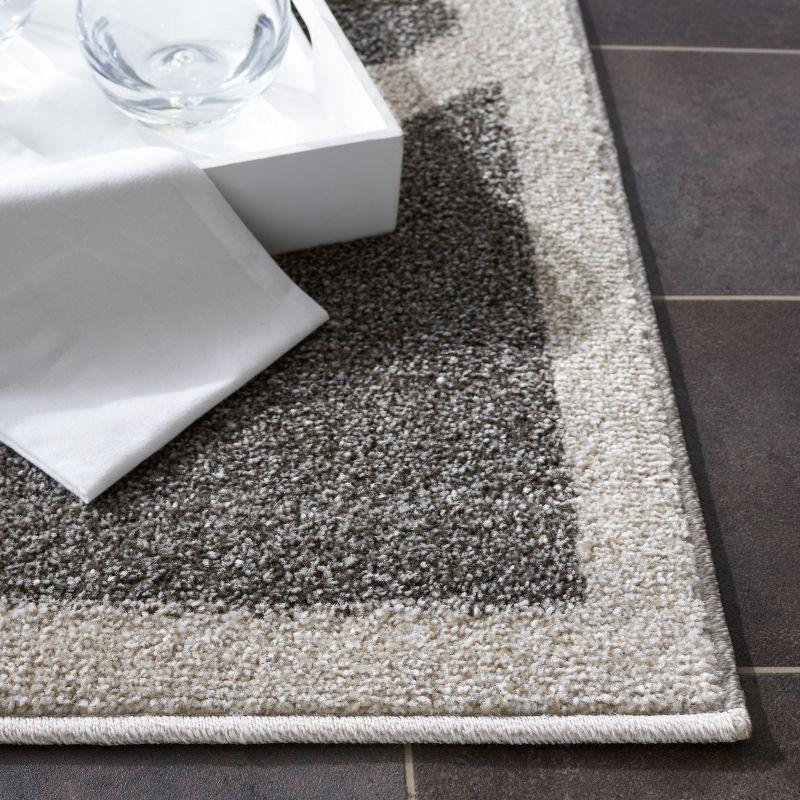 Amherst AMT421 Power Loomed Indoor Runner Rug - Dark Grey/Beige - 2'3"x9' - Safavieh