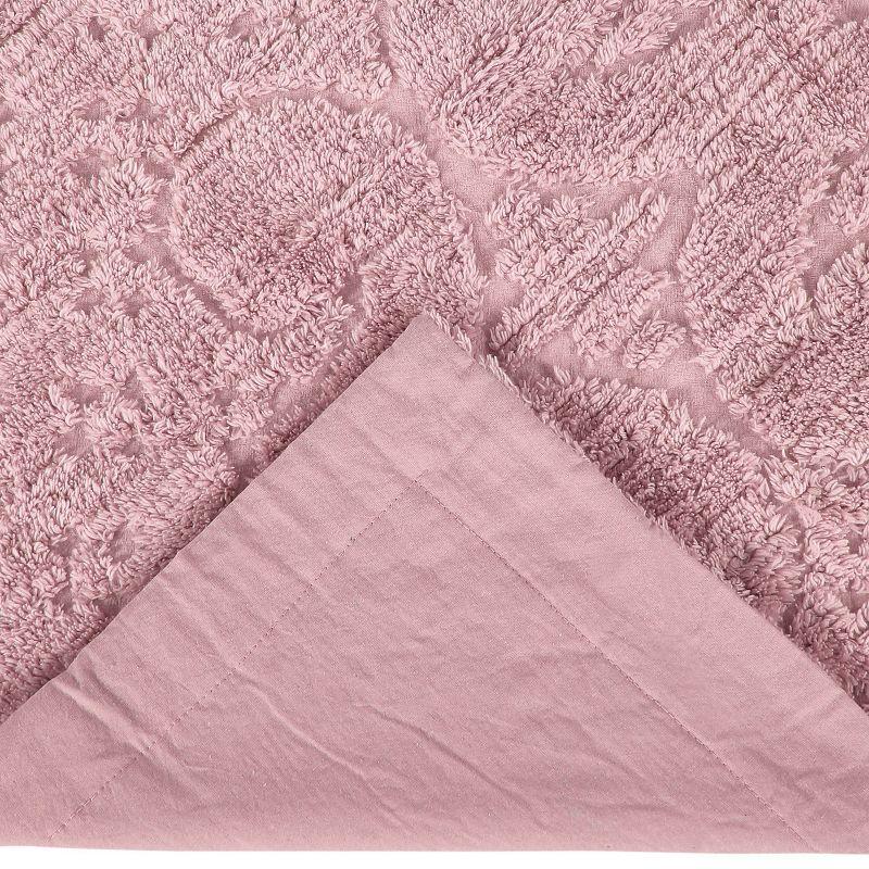 Better Trends Ashton Collection 100% Cotton Tufted Pillow Sham with Medallion Pattern, Machine Washable Pillow Cover for All Season