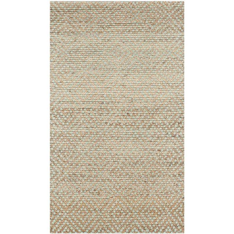 Handmade Multicolor Cotton and Jute Area Rug, 2'6" x 4'