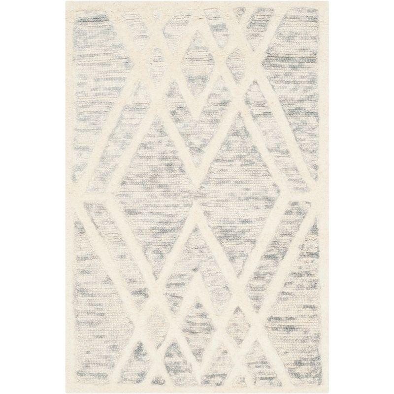 Deedgra Hand Tufted Wool Geometric Rug