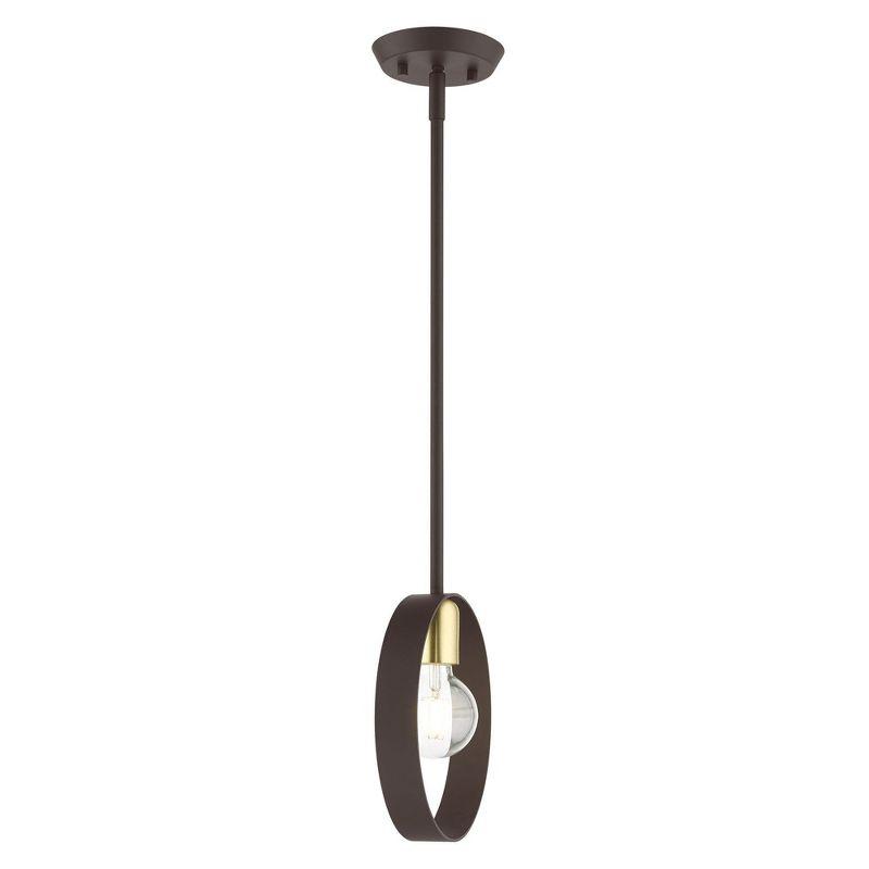 Livex Lighting Modesto 1 - Light Pendant in  Bronze