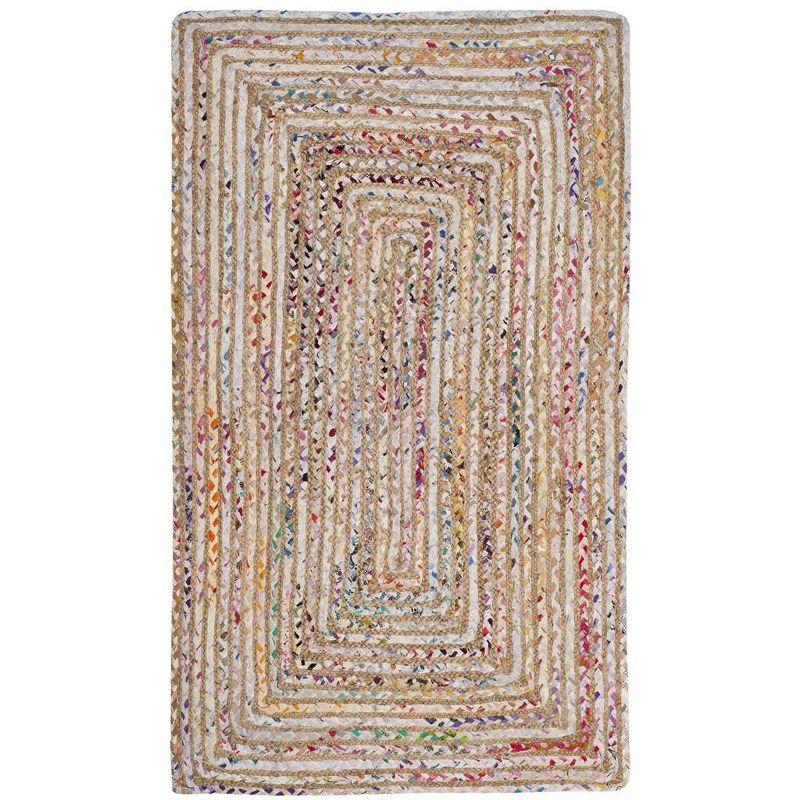 Cape Cod CAP202 Woven Indoor Accent Rug - Beige/Multi - 3'x5' - Safavieh