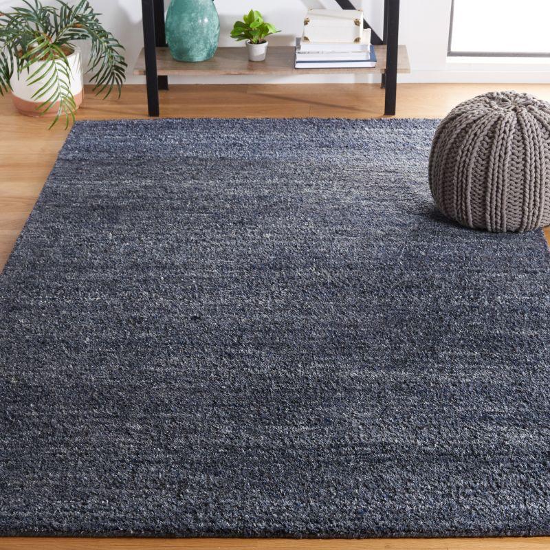 Himalaya HIM413 Handmade Area Rug - 6'x9' - Black/Grey - Safavieh