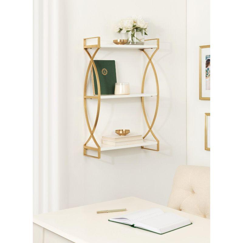 Kate and Laurel Arietta Tiered Shelf