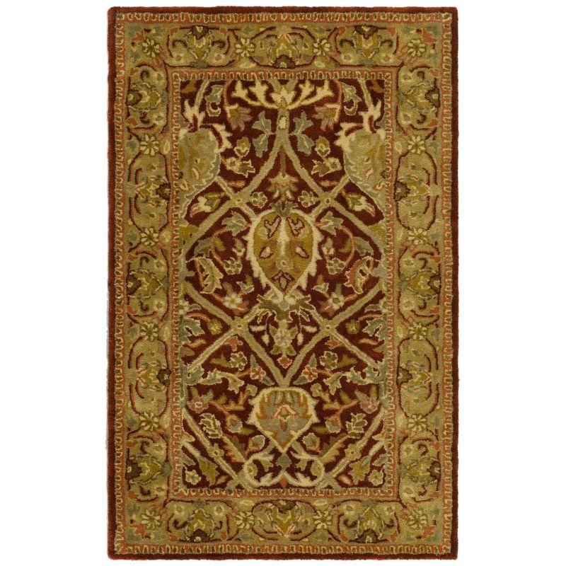 Persian Legend PL819 Hand Tufted Indoor Accent Rug - 2'6"x4' - Red/Gold - Safavieh