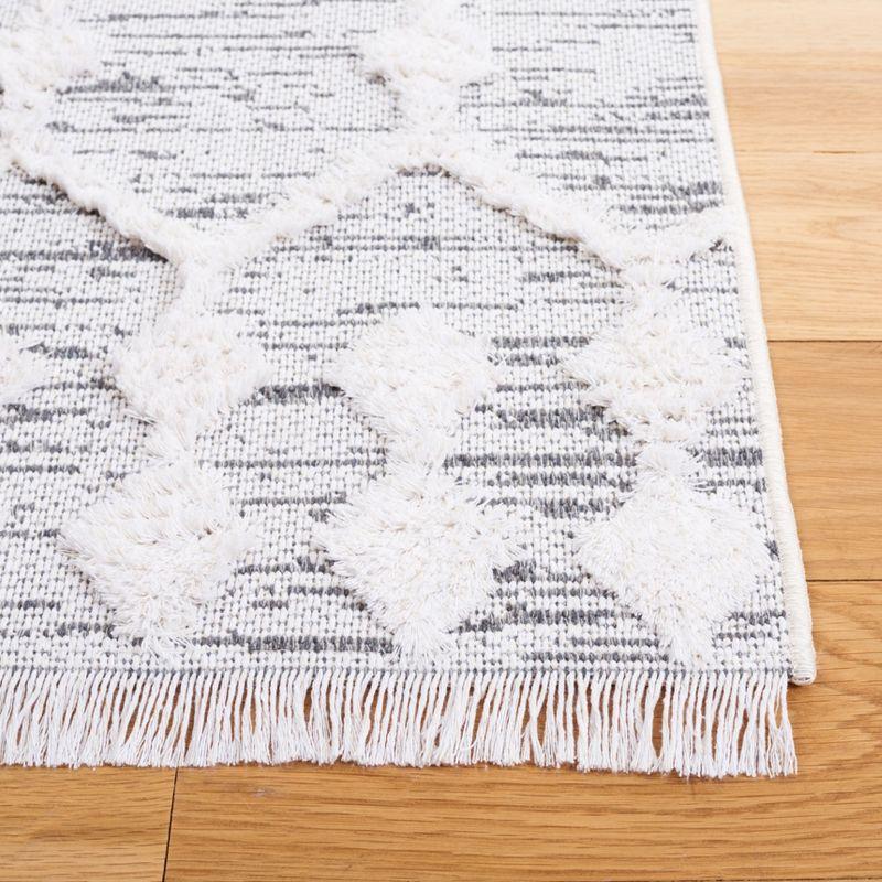 Augustine Taupe/Ivory Flat Woven Synthetic 8' x 10' Area Rug