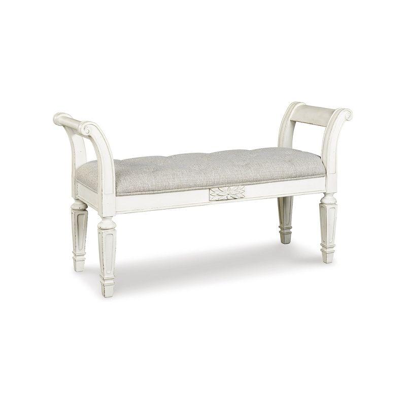 Kelly Clarkson Home Hayley Polyester Upholstered Bench