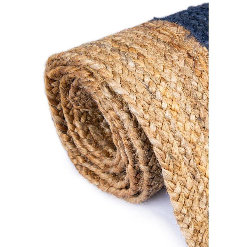 Unique Loom 6' 1 x 9' 0 Goa Braided Jute Rectangle Area Rug