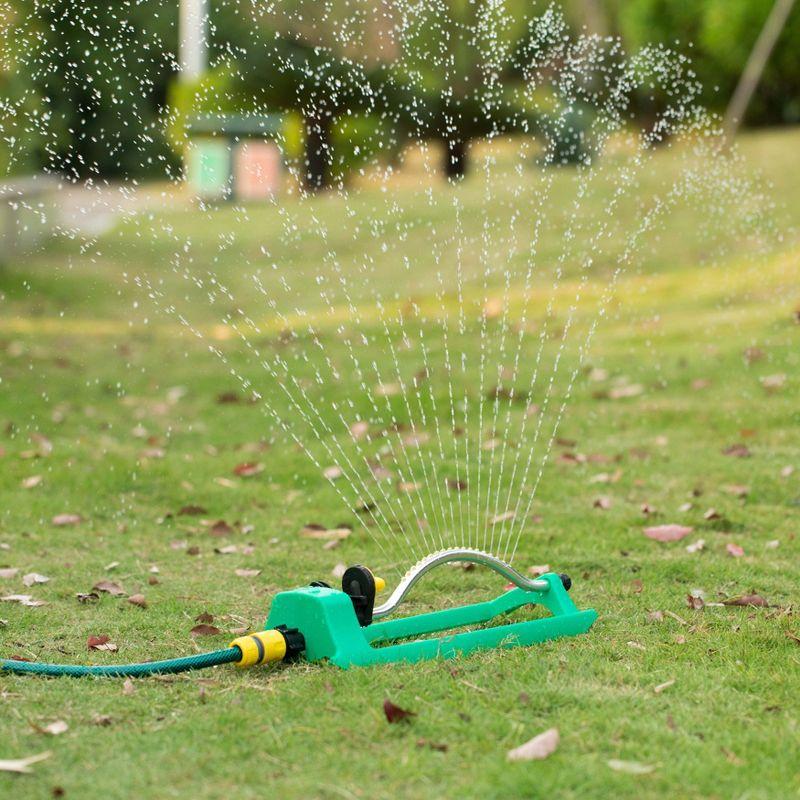 Gardenised Oscillating Water Sprinkler With 18 Nozzle Jets