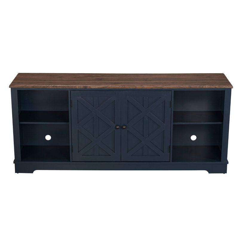 TV Stand for TVs up to 78": Home Essentials, Coastal Style, Open Shelves, Cable Management