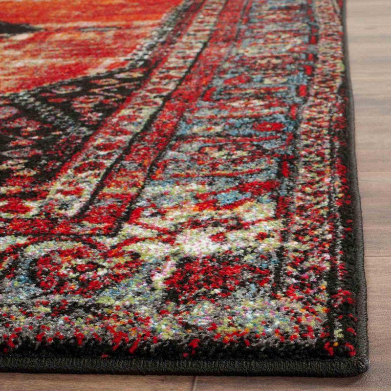 Vintage Hamadan VTH217 Power Loomed Indoor Runner Rug - Orange/Multi - 2'3"x12' - Safavieh
