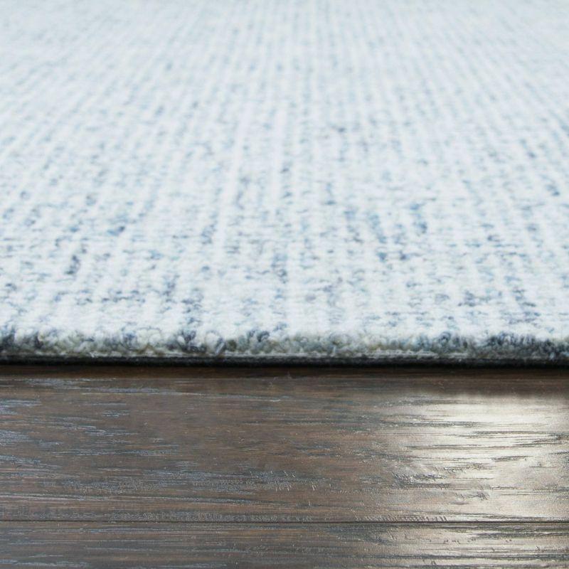 Alora Decor 10'x10' London Tweed Round Area Rug Blue