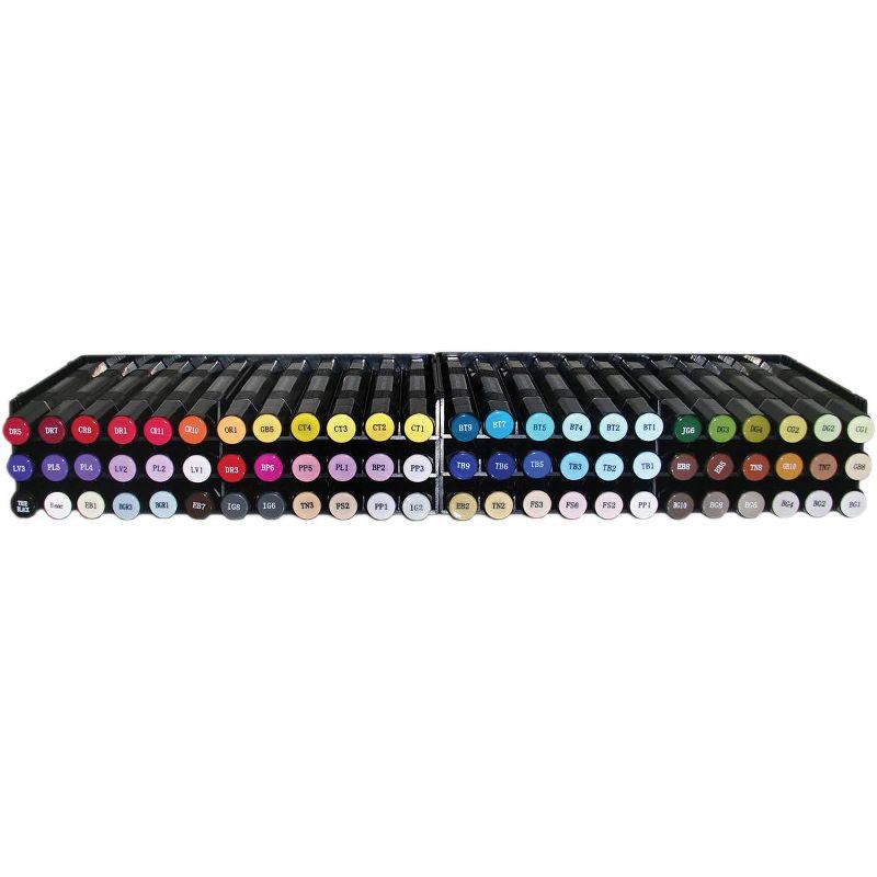 Modular Noir Marker Storage System in Black - Holds 72 Markers