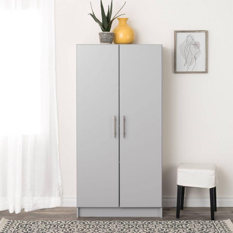 32" Elite Storage Cabinet Light Gray - Prepac