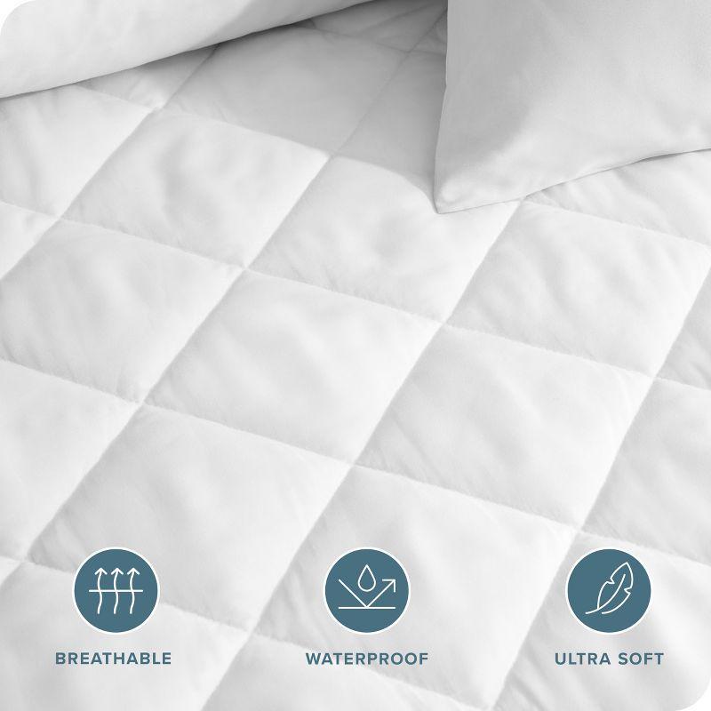 Bare Home Waterproof Quilted Mattress Pad