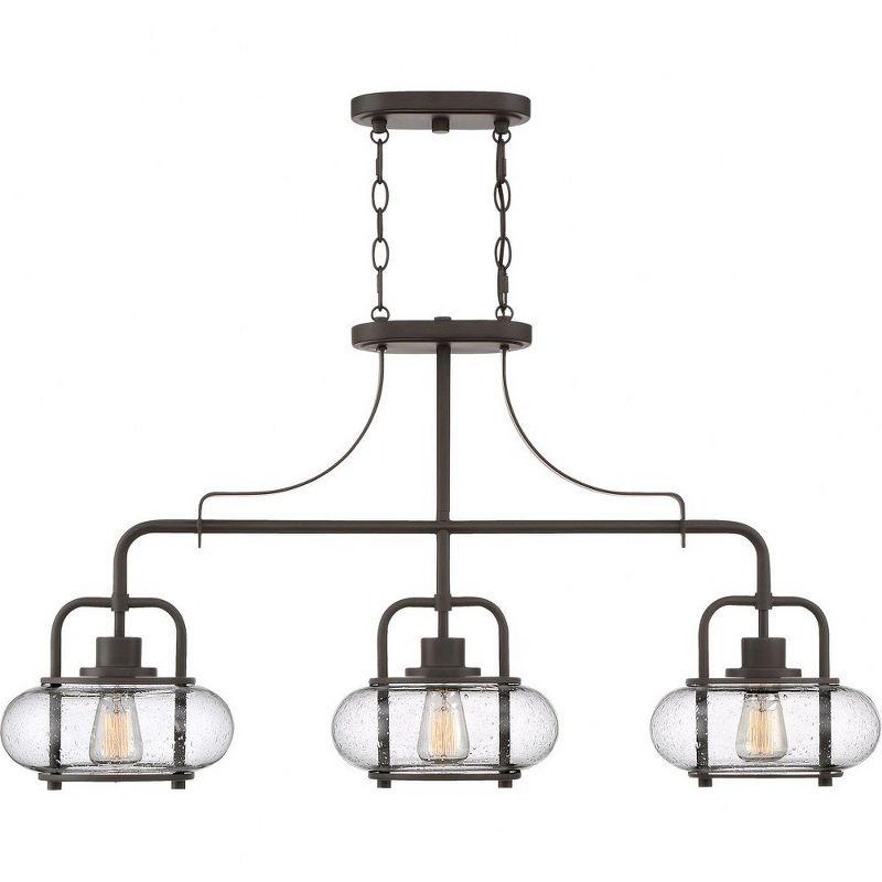 Quoizel Lighting Trilogy 3 - Light Island Pendant Light in  Old Bronze