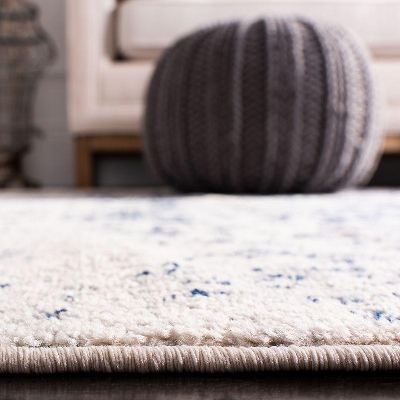 Madison MAD603 Power Loomed Indoor Area Rug - Cream/Navy - 8'x10' - Safavieh