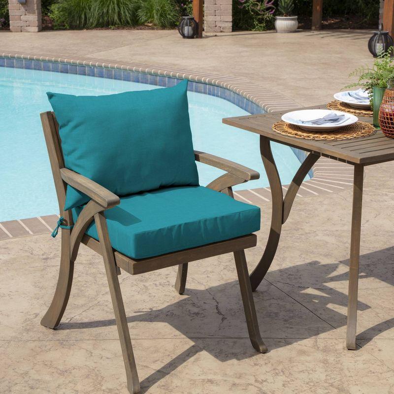 Arden 24"x17" Outdoor Dining Chair Cushion Set