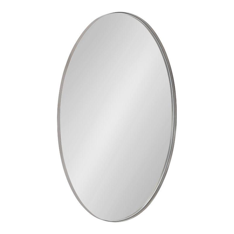 Kate and Laurel Rollo Oval Framed Wall Mirror