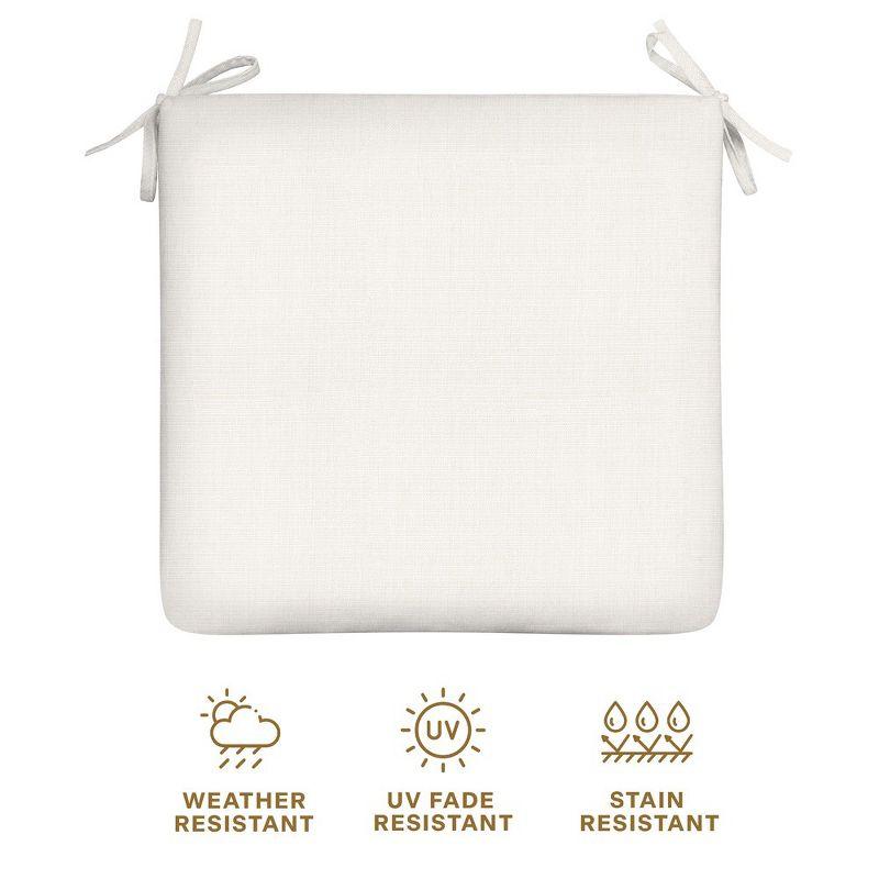 Honeycomb Outdoor Universal Seat Cushion (2-Pack) - Textured Solid Bone