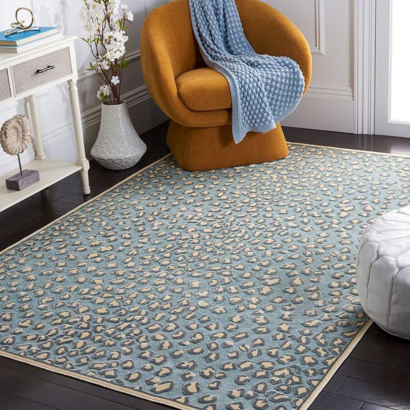 Paradise PAR84 Power Loomed Indoor Area Rug - Cream/Spruce - 4'x5'7" - Safavieh.
