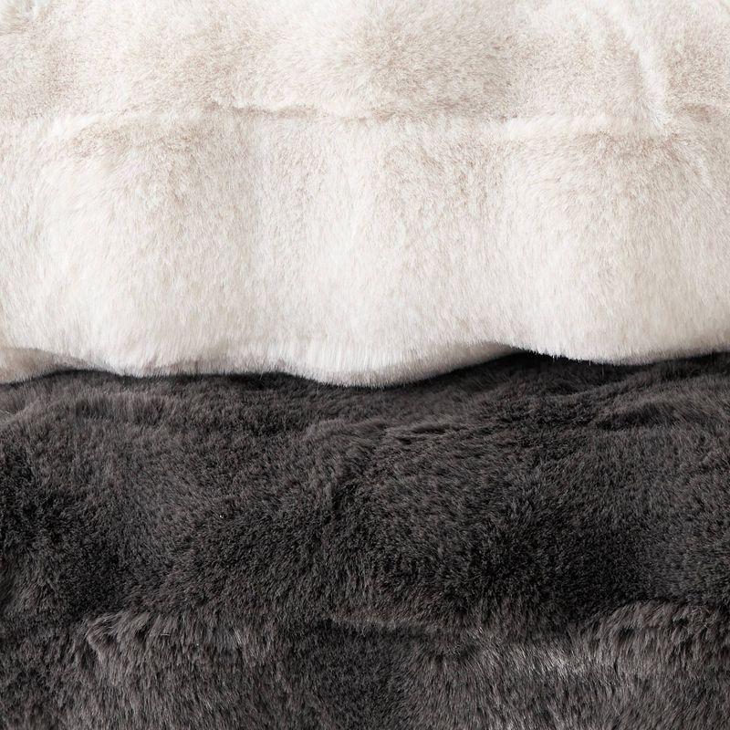 Madison Park Vivienne Faux Fur Throw