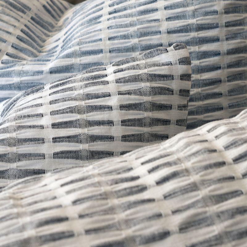 KAF Home Pleated Please Striped Cotton Pillow Cover (Set of 2)