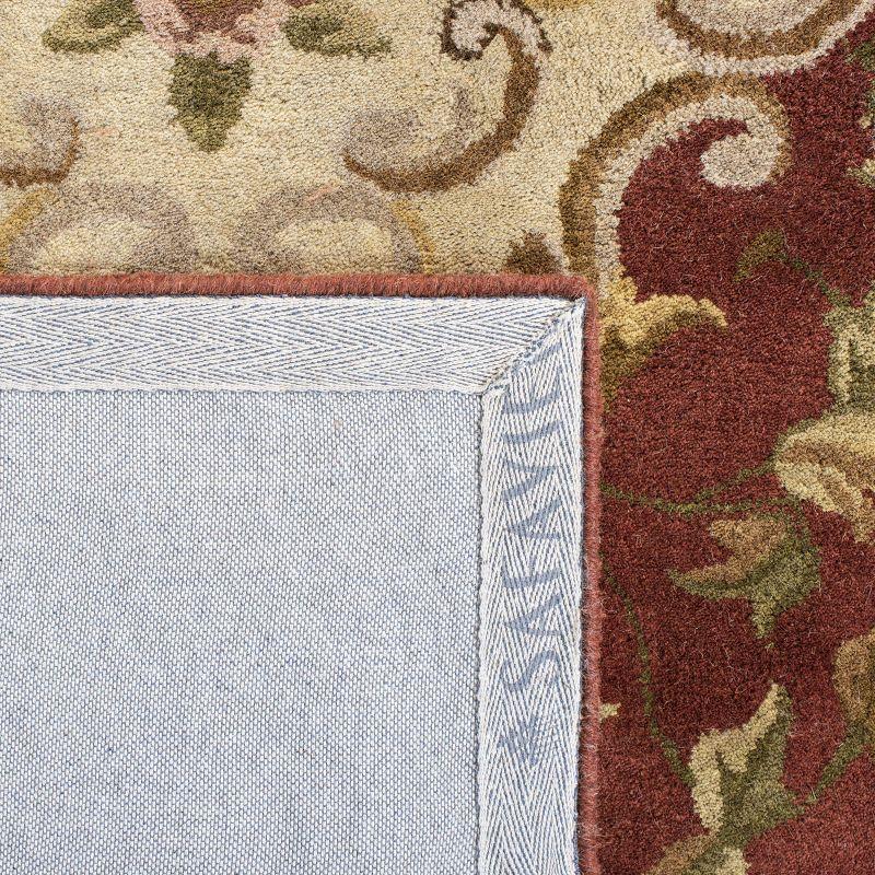 Classic CL234 Hand Tufted Accent Rug - Rust/Green - 2'3"x4' - Safavieh.