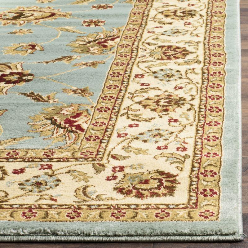Lyndhurst LNH553 Power Loomed Area Rug - Blue/Ivory - 6'7"x9'6" - Safavieh