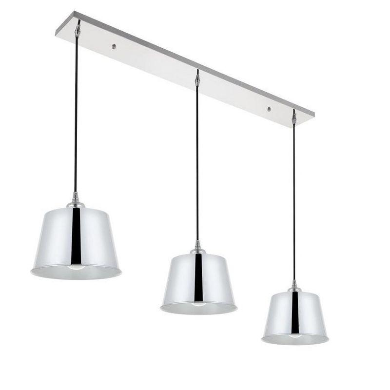 Elegant Lighting Nota 3 light chrome Pendant