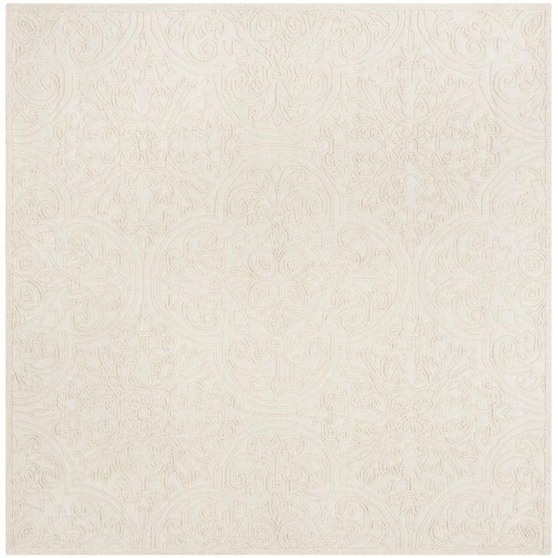 Martha Stewart Hand Tufted Wool And Cotton With Latex Damask Rug