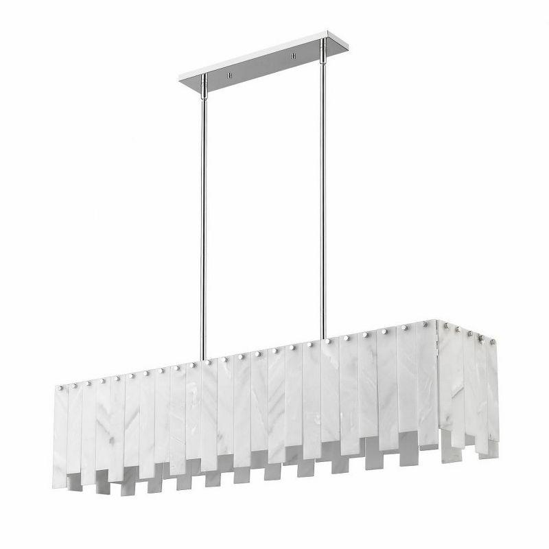 Z-Lite Viviana 7 - Light Island Pendant Light in  Polished Nickel